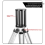 Ενισχυτής στήλης επέκτασης τηλεσκοπίου 400 mm, τμήμα T 5
