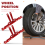 Placas de herramientas de alineación de ruedas de automóvil ajustables 10