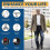 Elder Folding Walking Stick  Height Adjustable LED Light 2