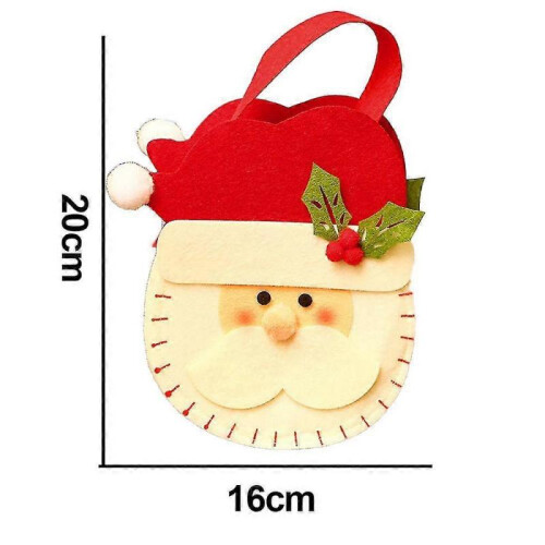 (style 2) Non-woven Christmas Apple Gift Bag Christmas Decoration Candy Bag 1