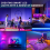 5M LED-strips met Bluetooth RGB-lichtstrips 6