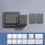 Pulsante interruttore remoto Home Controller Push Rod Cont 4