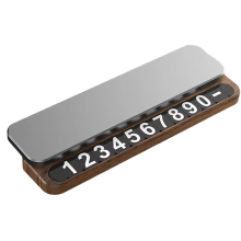 Carte de numéro de téléphone cachée universelle pour voiture, carte temporaire P