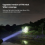 Lampe de poche LED zoomable haute luminosité rechargeable 4 4