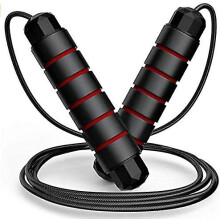 Gigbuff Cam Jump Rope, Adjustable Speed Rope With Skin-friendly Foam Handles, Adjustable Length, Non-slip, Great For Working Out.