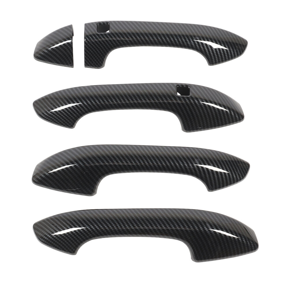 Exterior Door Handle Cover Carbon Fiber Pattern 9121376727504