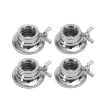 Gigbuff Cam 4pcs Barbell Spin Lock Collars Screw Anti Spin-lock Collars For Dumbbell Weight Lifting