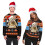 (M) Unisex Ugly Christmas Sweater 3D Printed Funny Graphic Pullover Sweatshirts for Party 2