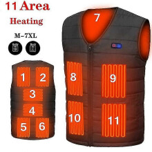 (XXXXXL) Heated Vest For Women Men, Smart Warming Heated Jacket, Battery Not Included