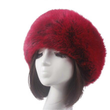 (COLOR 15) Faux Fur Headband with Elastic for Women Winter Earwarmer Ski Cold Earmuff