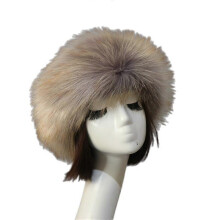 (COLOR 20) Faux Fur Headband with Elastic for Women Winter Earwarmer Ski Cold Earmuff