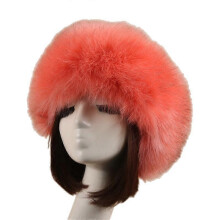 (COLOR 19) Faux Fur Headband with Elastic for Women Winter Earwarmer Ski Cold Earmuff