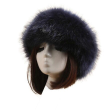 (COLOR 16) Faux Fur Headband with Elastic for Women Winter Earwarmer Ski Cold Earmuff