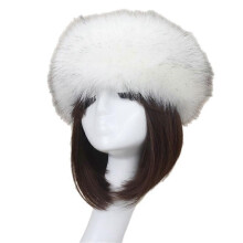 (COLOR 5) Faux Fur Headband with Elastic for Women Winter Earwarmer Ski Cold Earmuff