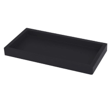 Bandeja de silicone para bancada e toucador 8X4 polegadas sabonete D
