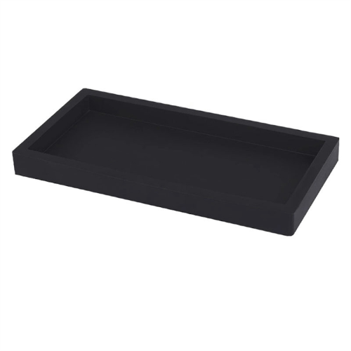 Bandeja de silicone para bancada e toucador 8X4 polegadas sabonete D