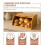 Roll Top Wooden Bread Box Bamboo Kitchen Loaf Storage Bin for Countertop Large 3