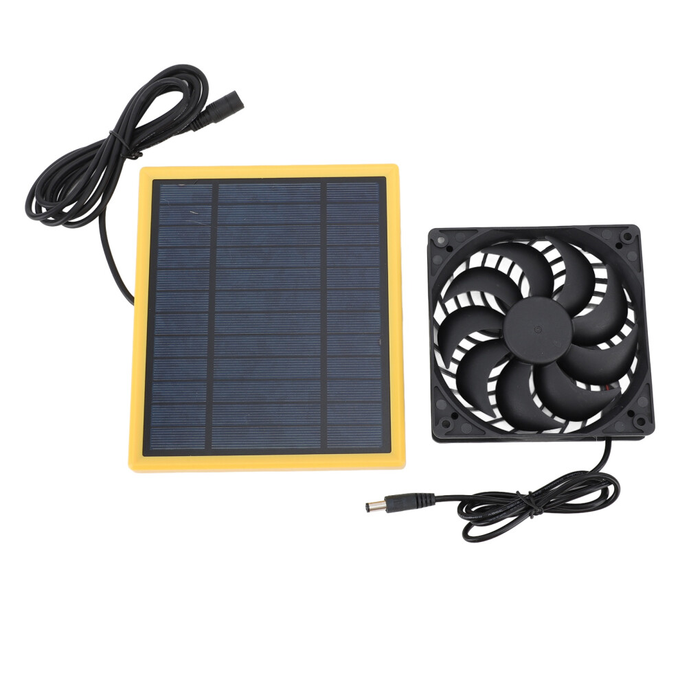 Solar Panel Fan Kit 20W Waterproof For Outside 9121376727733