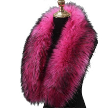 (75CM, COLOR 15) Women Winter Faux Fur Ornate Scarf Wrap Collar Shrug for Cocktail Reception Party Christmas Gift