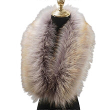 (55CM, COLOR 23) Women Winter Faux Fur Ornate Scarf Wrap Collar Shrug for Cocktail Reception Party Christmas Gift