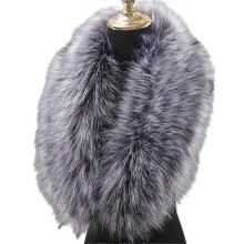 (70CM, COLOR 16) Women Winter Faux Fur Ornate Scarf Wrap Collar Shrug for Cocktail Reception Party Christmas Gift