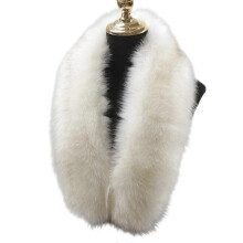 (70CM, COLOR 18) Women Winter Faux Fur Ornate Scarf Wrap Collar Shrug for Cocktail Reception Party Christmas Gift