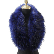 (55CM, COLOR 22) Women Winter Faux Fur Ornate Scarf Wrap Collar Shrug for Cocktail Reception Party Christmas Gift