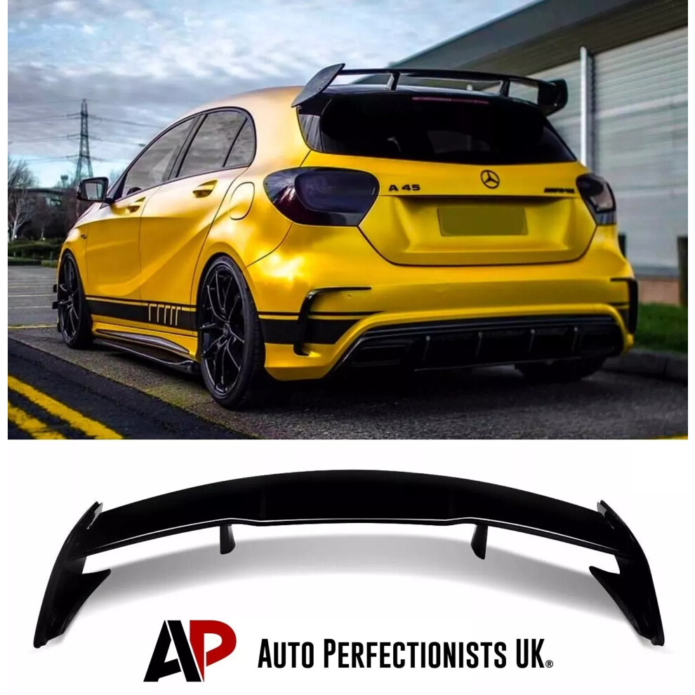 For Mercedes 'A45 Amg Style' A Class W176 Boot Roof Spoiler 12-18! Black 5061072660177