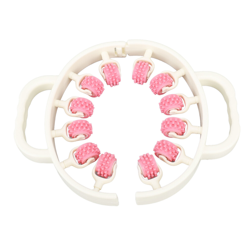Pink Circular Leg Clamp Massager Muscle Roller Pp