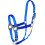 1-Inch Nylon Halter with Adjustable Chin, Blue - Draft Horse Size 3