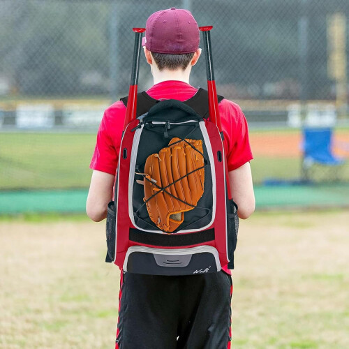 Baseball Backpack, Baseballs and Softball Equipment Bag,, Tear Resistant 1