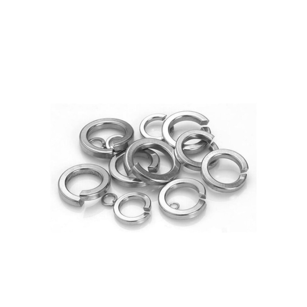 10/100Pcs Gb93 M1.6 - M24 A2 304 Stainless Steel Spring Washer Split Lock Elastic Gasket 477169052681