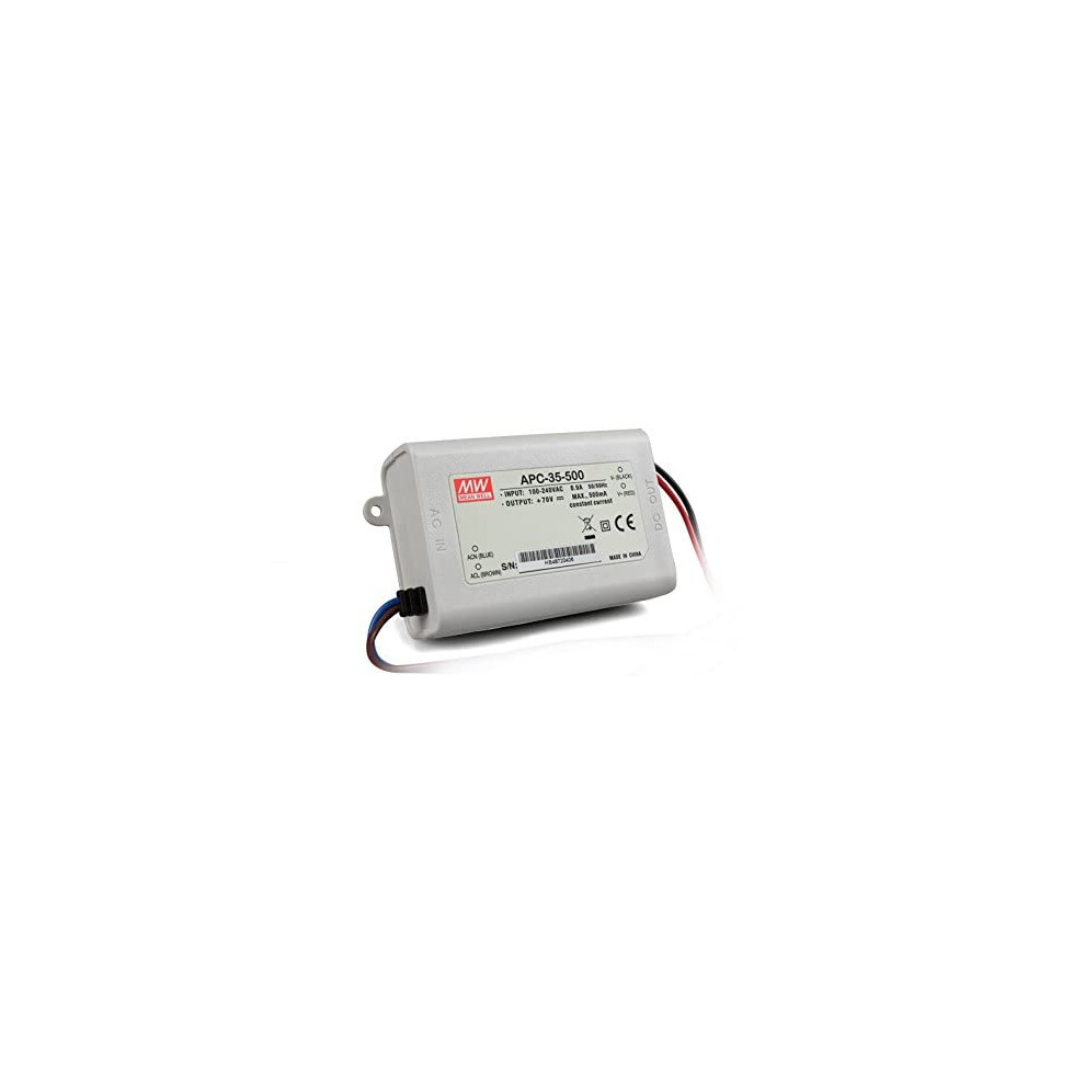Mean Well Apc-35-500 Mean Well 35W 25~70V 500Ma Led Driver - 10 Items 477169053114