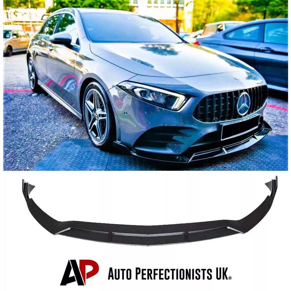 For Mercedes A Class A35 A45 Amg Line W177 Front Splitter Spoiler Lip 5061072660351