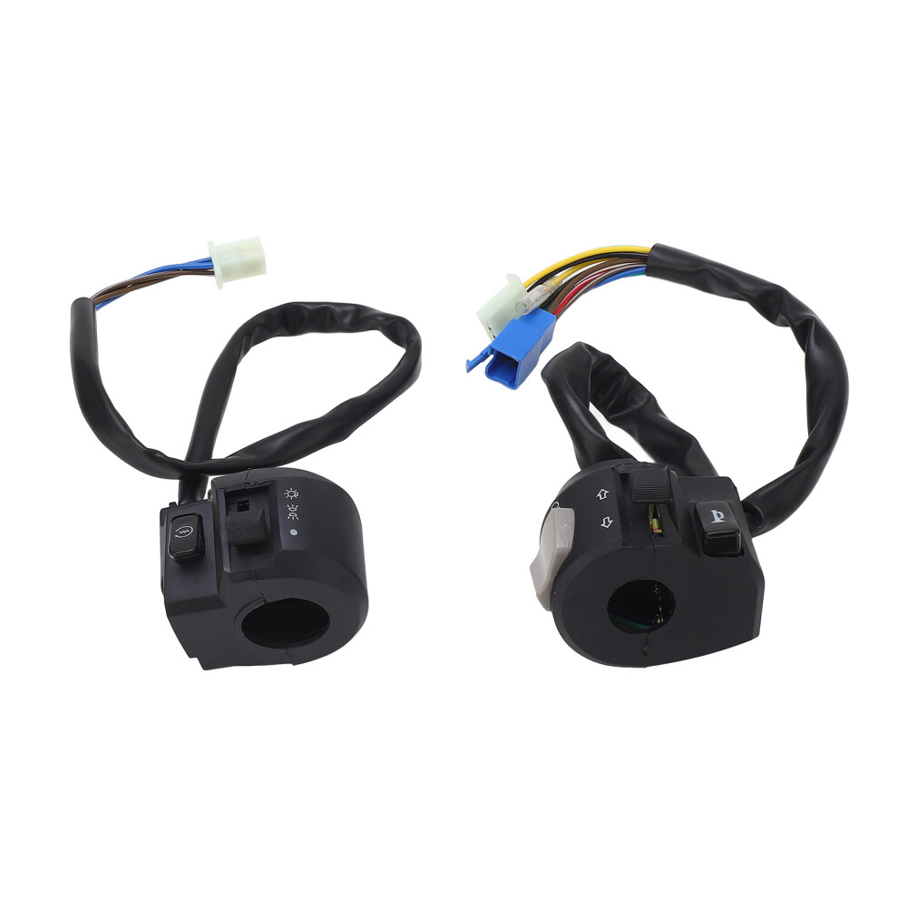 2Pcs Motorcycle Handlebar Switch 7/8In 22Mm Left 9121376729256
