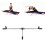 3 Bar Leg Stretcher 9 Hole Adjustable Leg Split 12
