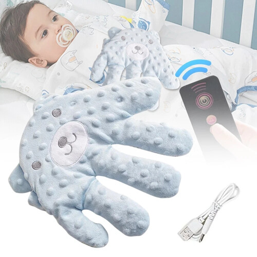 Automatic Patting Plush Sleep Soother for Infant Kids with Remote USB