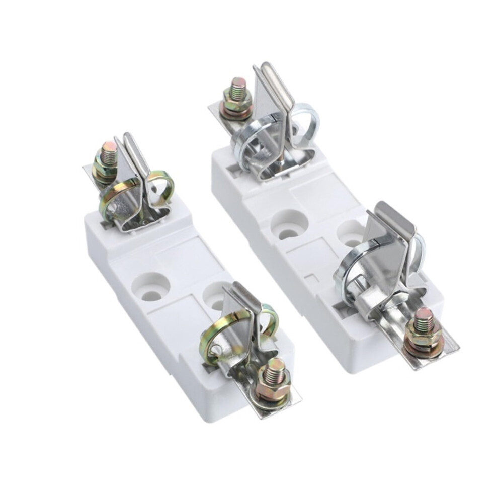 2Pcs Nt00 Flame-Retardant Fuse Base Low Voltage Segmented Capacity Fuse Insulation Fuse Base 477169053435