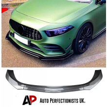 For Mercedes A Class A35 A45 AMG Line Front Lip Splitter W177 2018+