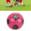 Children Soccer Ball Size 3 Pink Inflatable PU 12