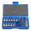 Drive Male Female Torx Star Bit Socket E-Socket Set Handheld Tool - 34 Pcs, Blue 1