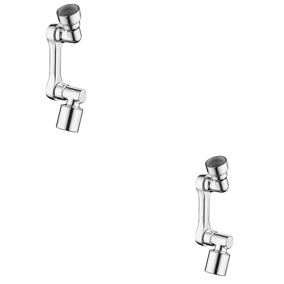 1-2Pc 1080 Rotating Faucet Aerator Universal Splash Spray Tap Extension Head (2 Pack) 477169054203
