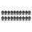 20 Sets Leather D Rings for Purse Genuine Leather 7