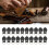 20 Sets Leather D Rings for Purse Genuine Leather 12
