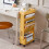 Movable Bookshelf Multipurpose Large Capacity 6