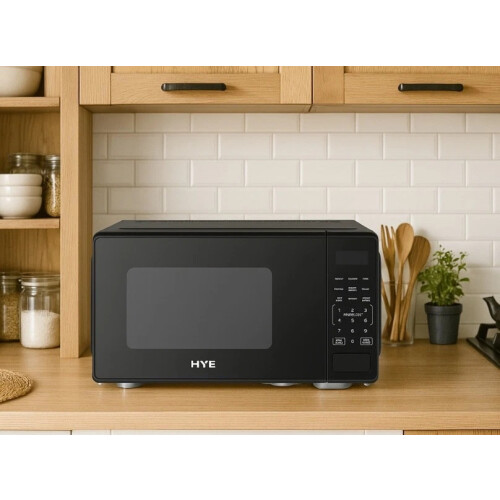 HYE 20L 700W Freestanding Digital Microwave Oven Black 2