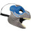 (Blue) Horror Dinosaur Masque Foldable Animals Latex Masque Halloween Cosplay Props 4