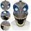 (Blue) Horror Dinosaur Masque Foldable Animals Latex Masque Halloween Cosplay Props 3