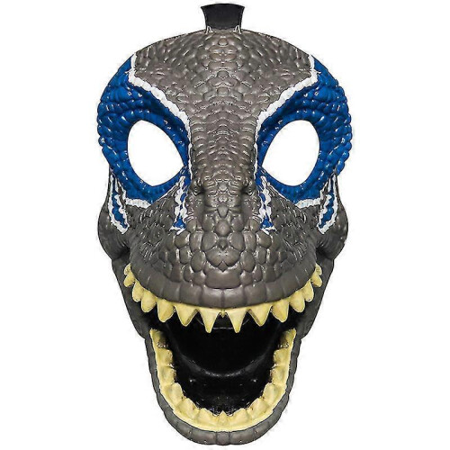 (Blue) Horror Dinosaur Masque Foldable Animals Latex Masque Halloween Cosplay Props 1