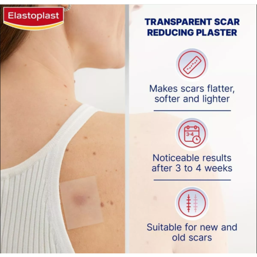 Elastoplast Elastoplast Scar Reducer 10 Patches Reduction Skin Keloid Raised 2
